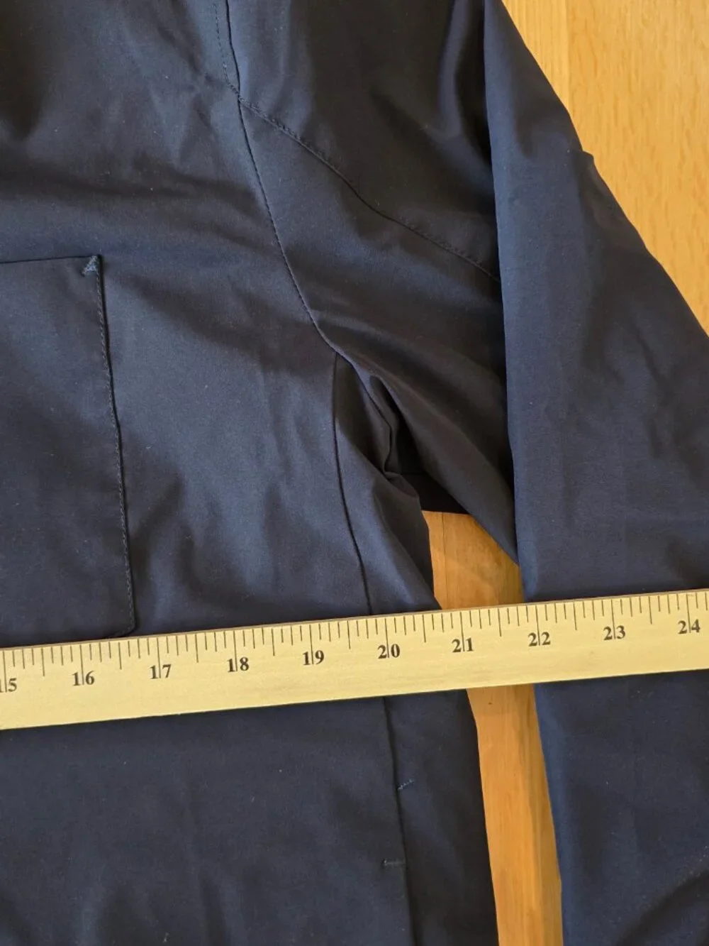 Banana Republic Navy Shirt Jacket Men's Small Snap Button Lined Coat